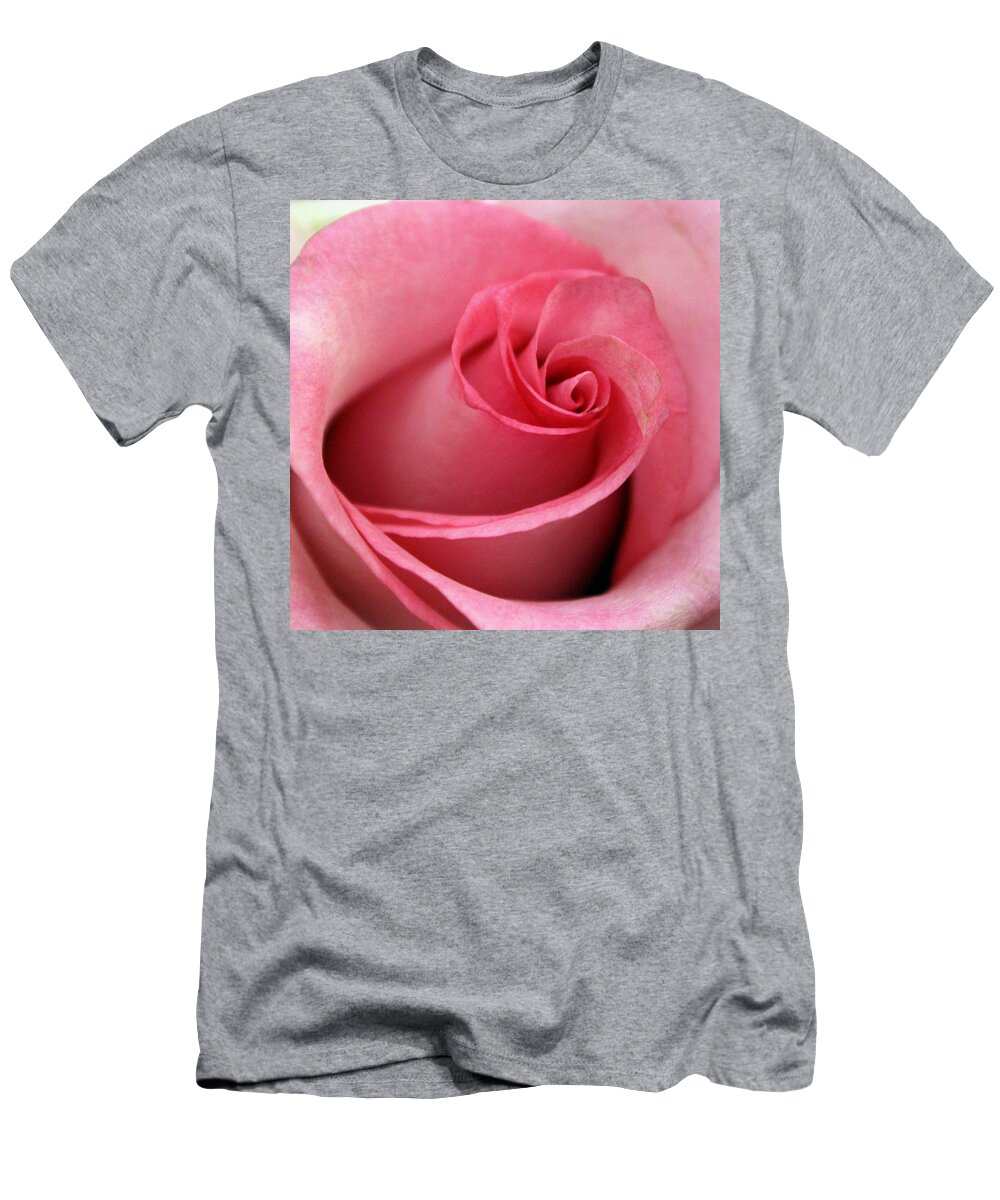 Skompski T-Shirt featuring the photograph Pink Rose by Joseph Skompski