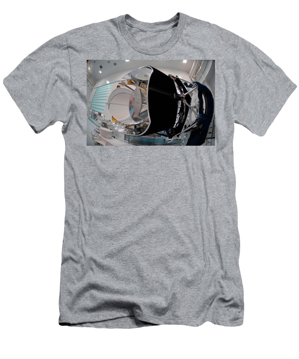 Science T-Shirt featuring the photograph Planck Space Observatory Before Launch by Science Source