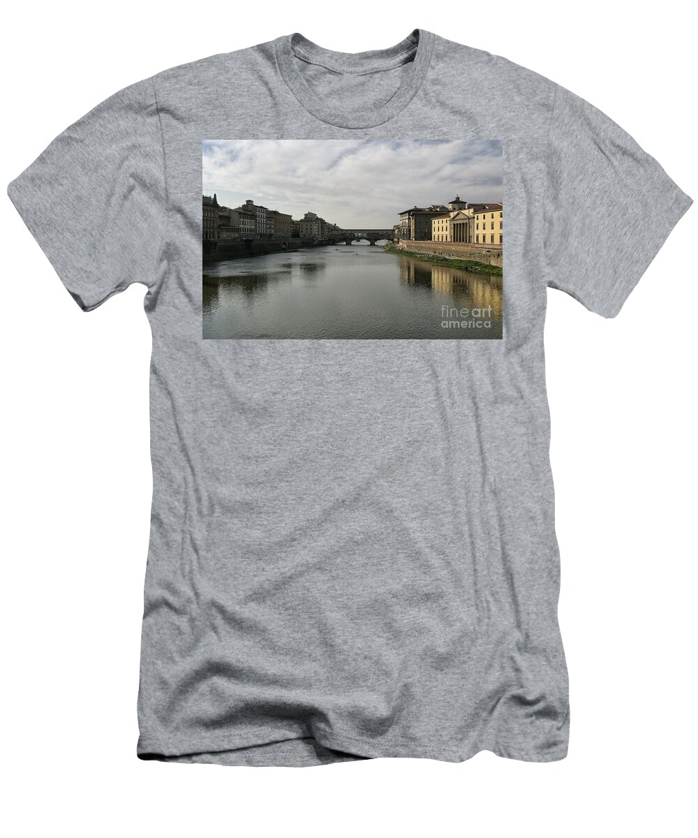 Ancient T-Shirt featuring the photograph Ponte Vecchio by Belinda Greb