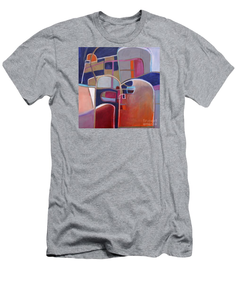 Doors T-Shirt featuring the painting Portal No. 3 by Michelle Abrams
