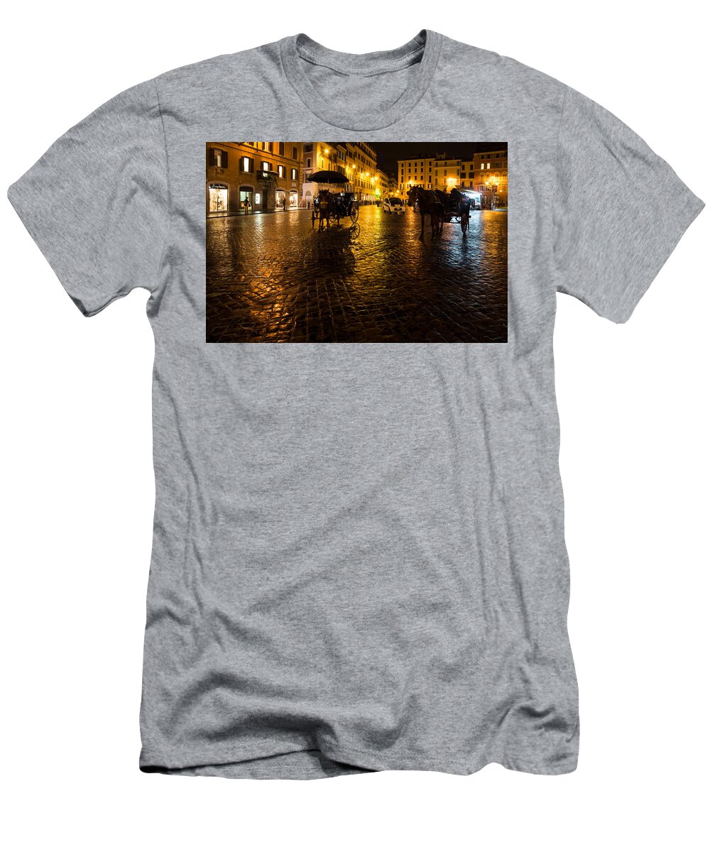 Georgia Mizuleva T-Shirt featuring the photograph Rain Chased the Tourists Away... by Georgia Mizuleva