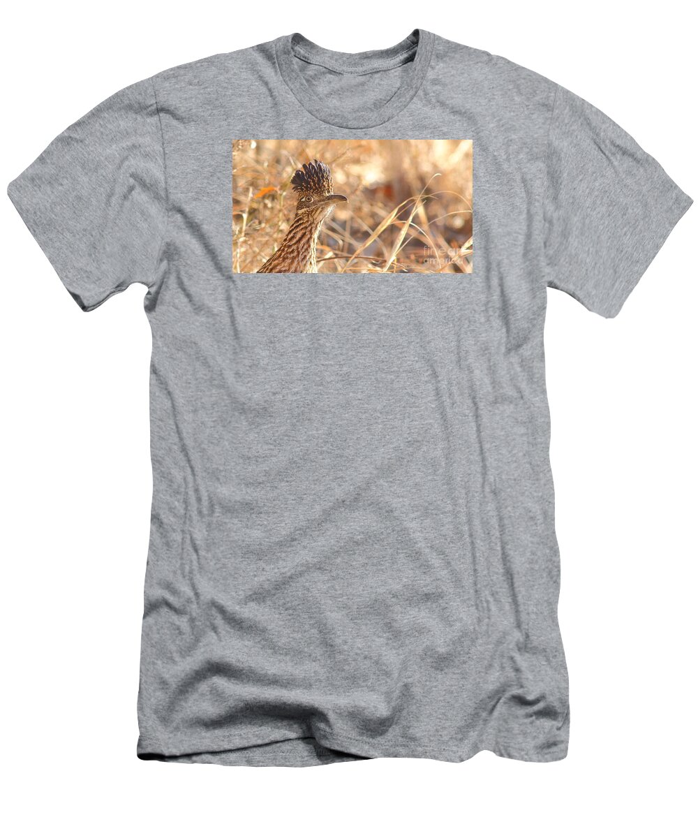 Wildlife T-Shirt featuring the photograph Roadrunner Close-up by Robert Frederick