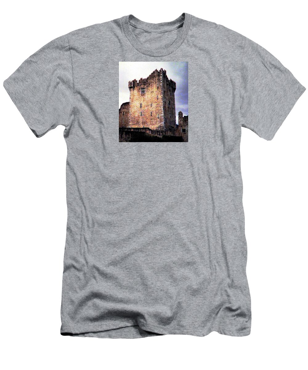 Ross Castle T-Shirt featuring the photograph Ross Castle Kilarney Ireland by Angela Davies