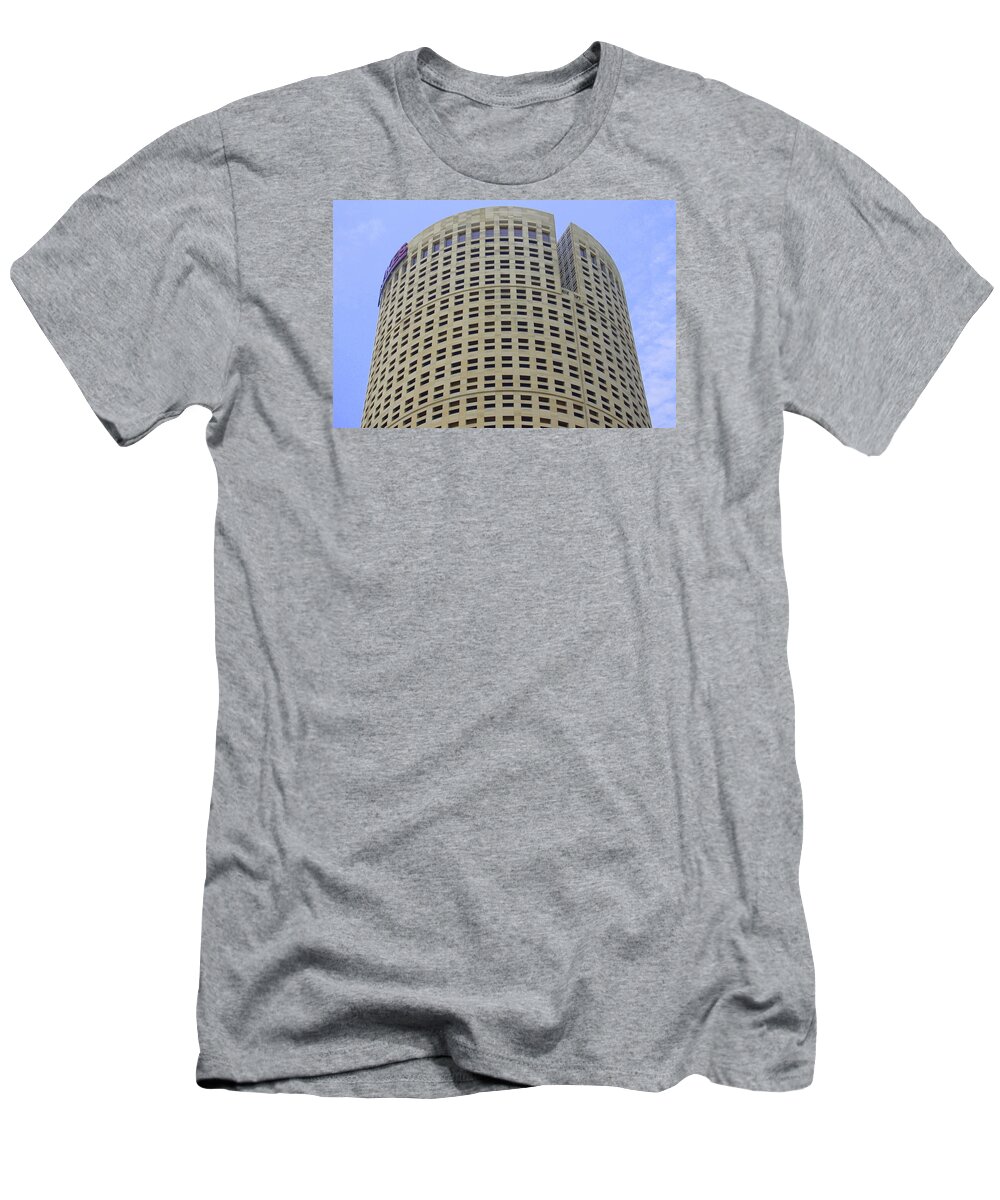 Tampa T-Shirt featuring the photograph Round Architecture by Laurie Perry