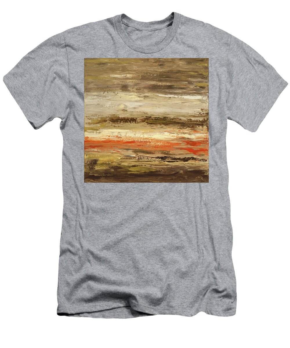 Abstract T-Shirt featuring the painting Rusty by Tamara Nelson