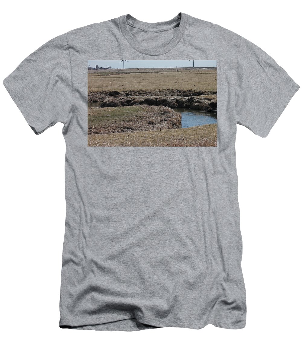Creek T-Shirt featuring the photograph S Curve Creek by Wayne Williams