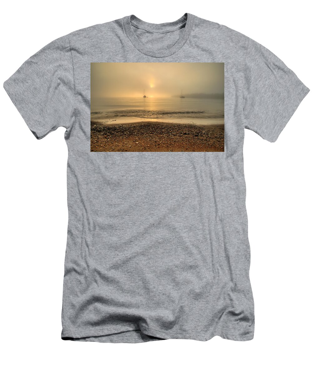 Canada T-Shirt featuring the photograph Sailboats in Tee Harbour by Jakub Sisak