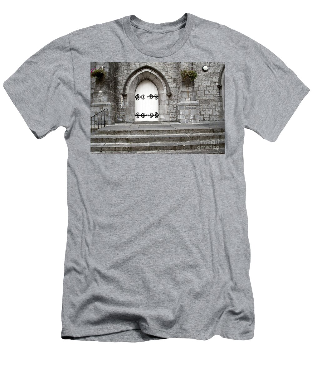 Ireland Digital Photography T-Shirt featuring the digital art Saint Nichols Church of Ireland by Danielle Summa