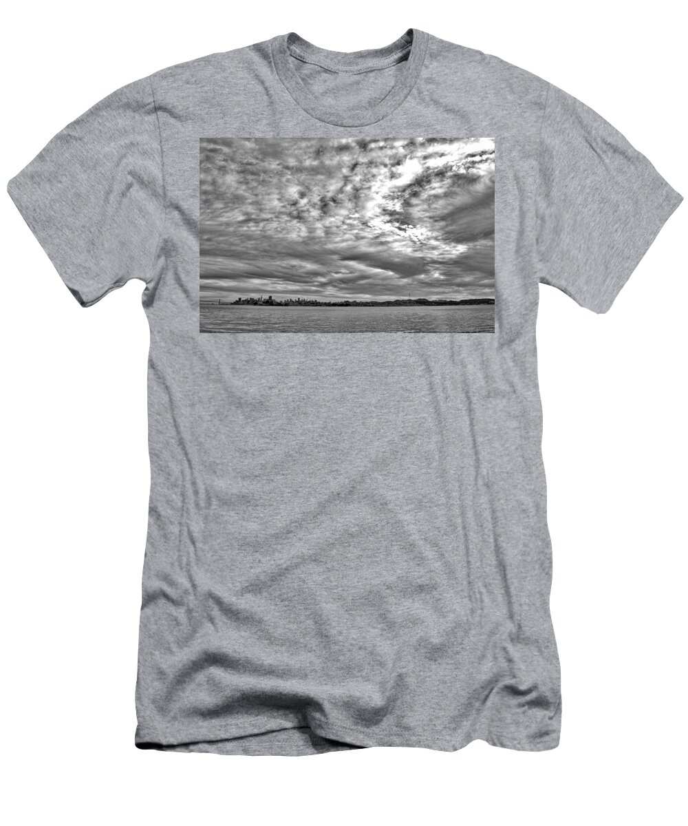 San Francisco T-Shirt featuring the photograph San Francisco Clouds by Spencer Hughes