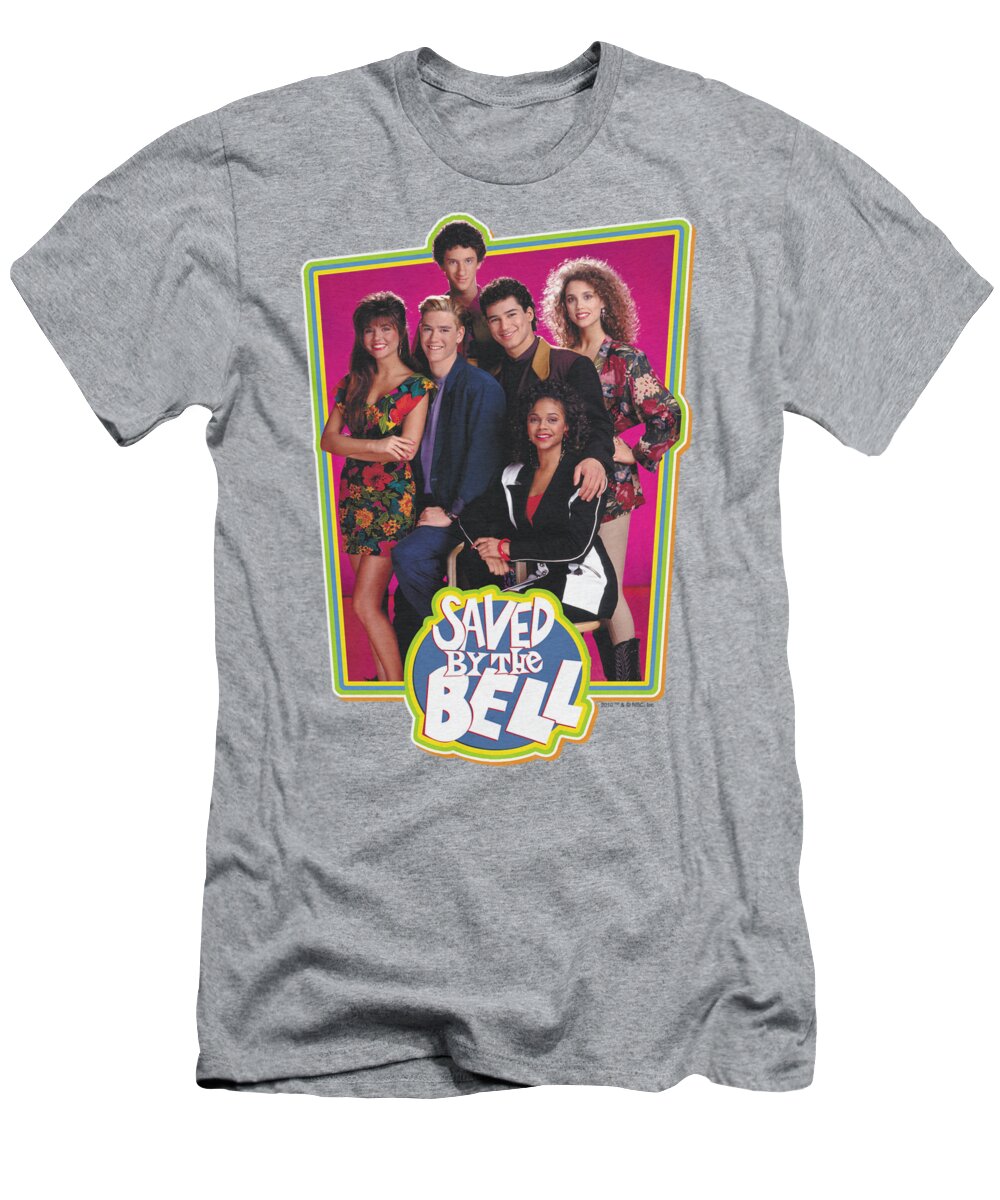 Saved By The Bell T-Shirt featuring the digital art Saved By The Bell - Saved Cast by Brand A