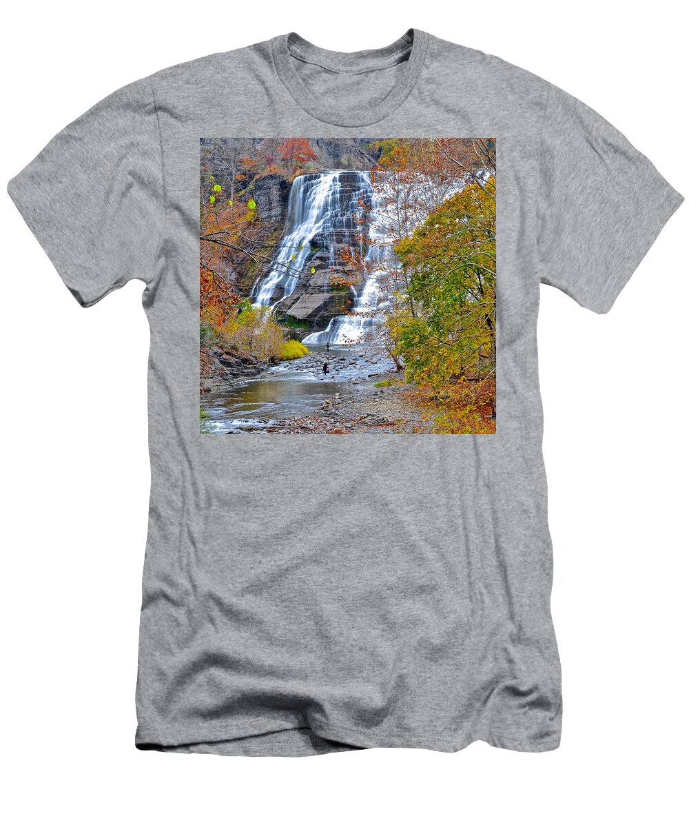 Fishing T-Shirt featuring the photograph Scenic Vista by Frozen in Time Fine Art Photography