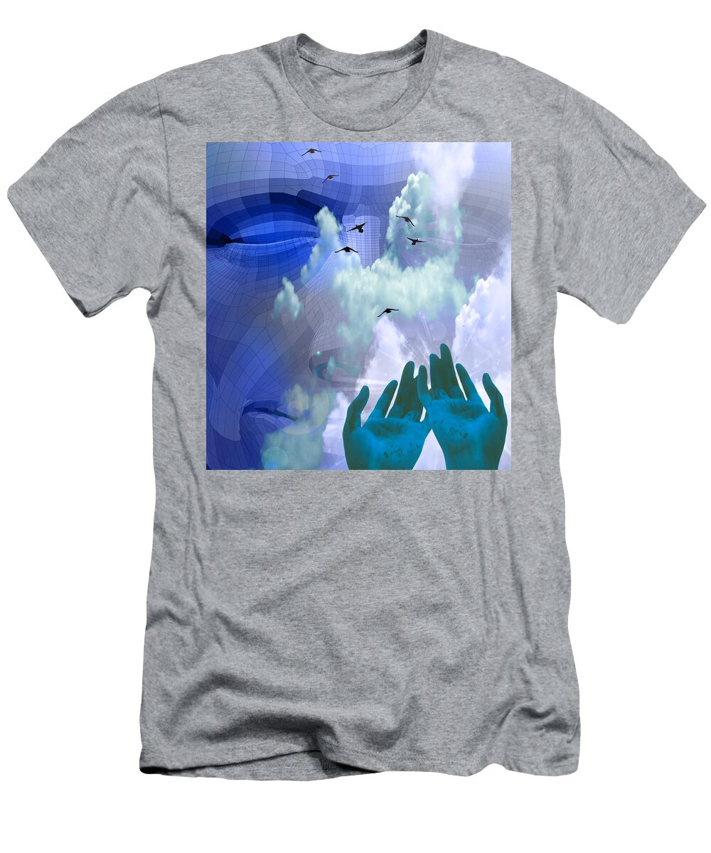 Age T-Shirt featuring the digital art Serene by Bruce Rolff