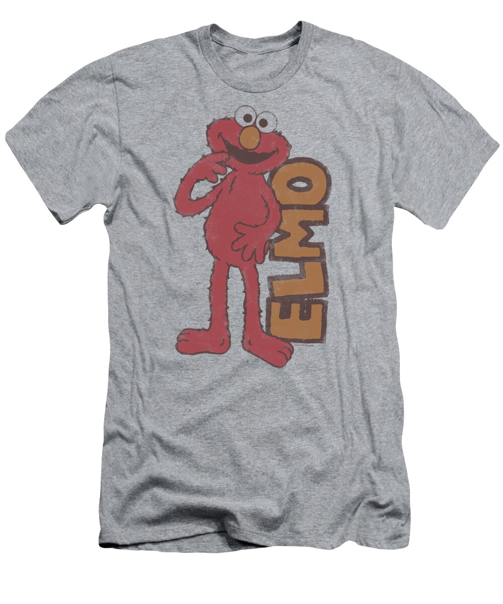 ik heb honger dat is alles Dijk Sesame Street - Vintage Elmo T-Shirt by Brand A - Pixels