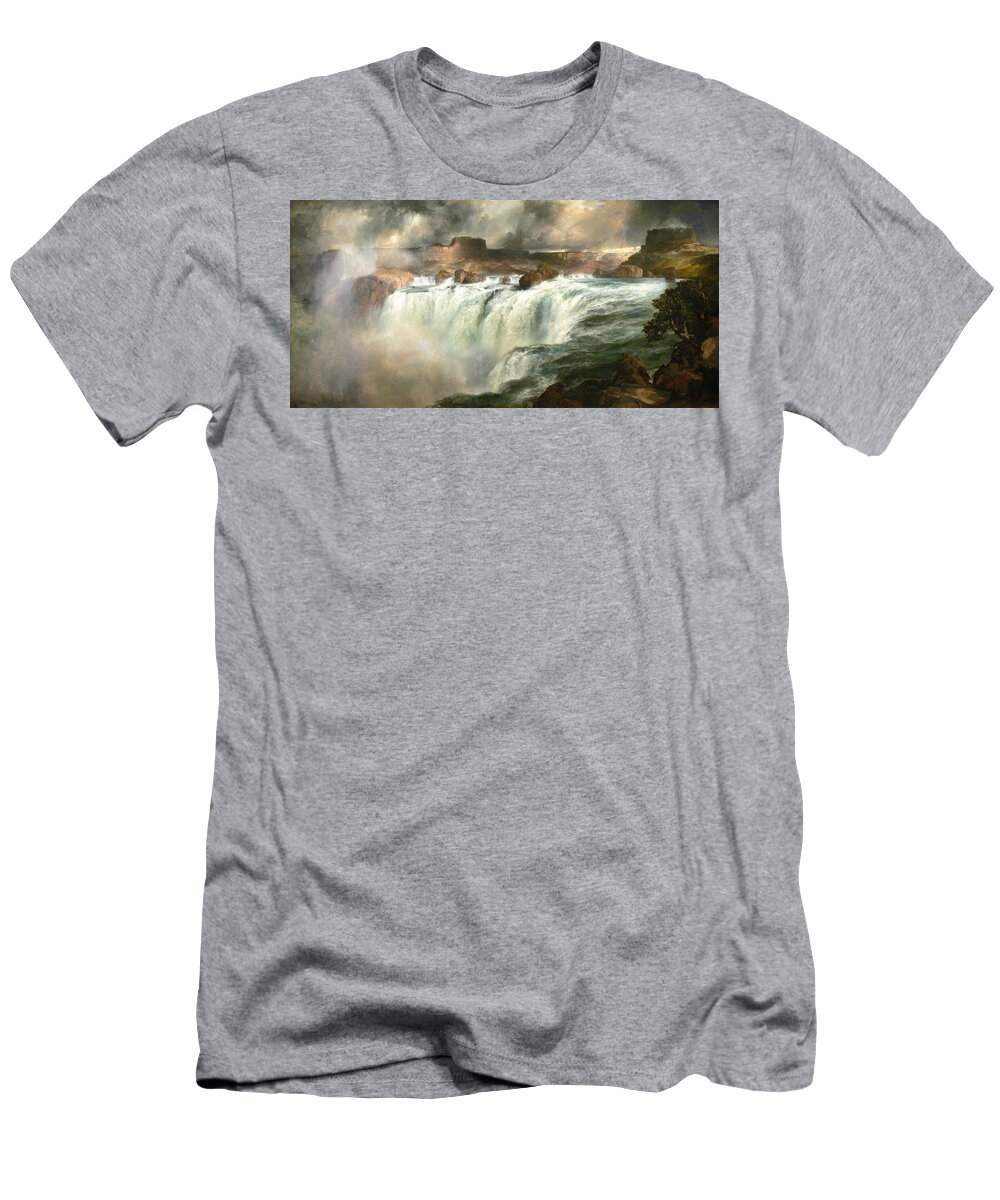 Shenandoah River T-Shirt featuring the painting Shenandoah River by Thomas Moran