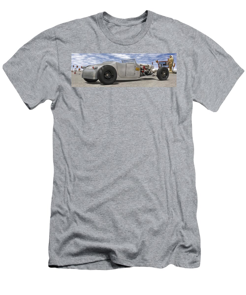 Transportation T-Shirt featuring the photograph Shock Therapy at Gallap by Mike McGlothlen
