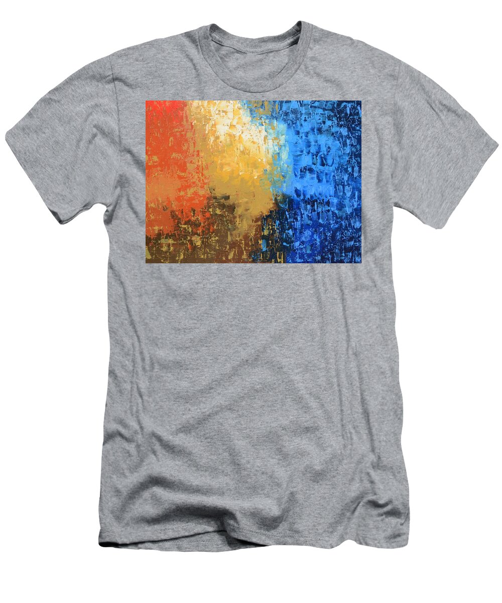 Sun T-Shirt featuring the painting Show Me Your Glory by Linda Bailey