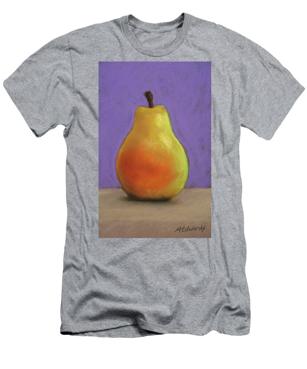 Pear T-Shirt featuring the pastel Simply Pear by Marna Edwards Flavell