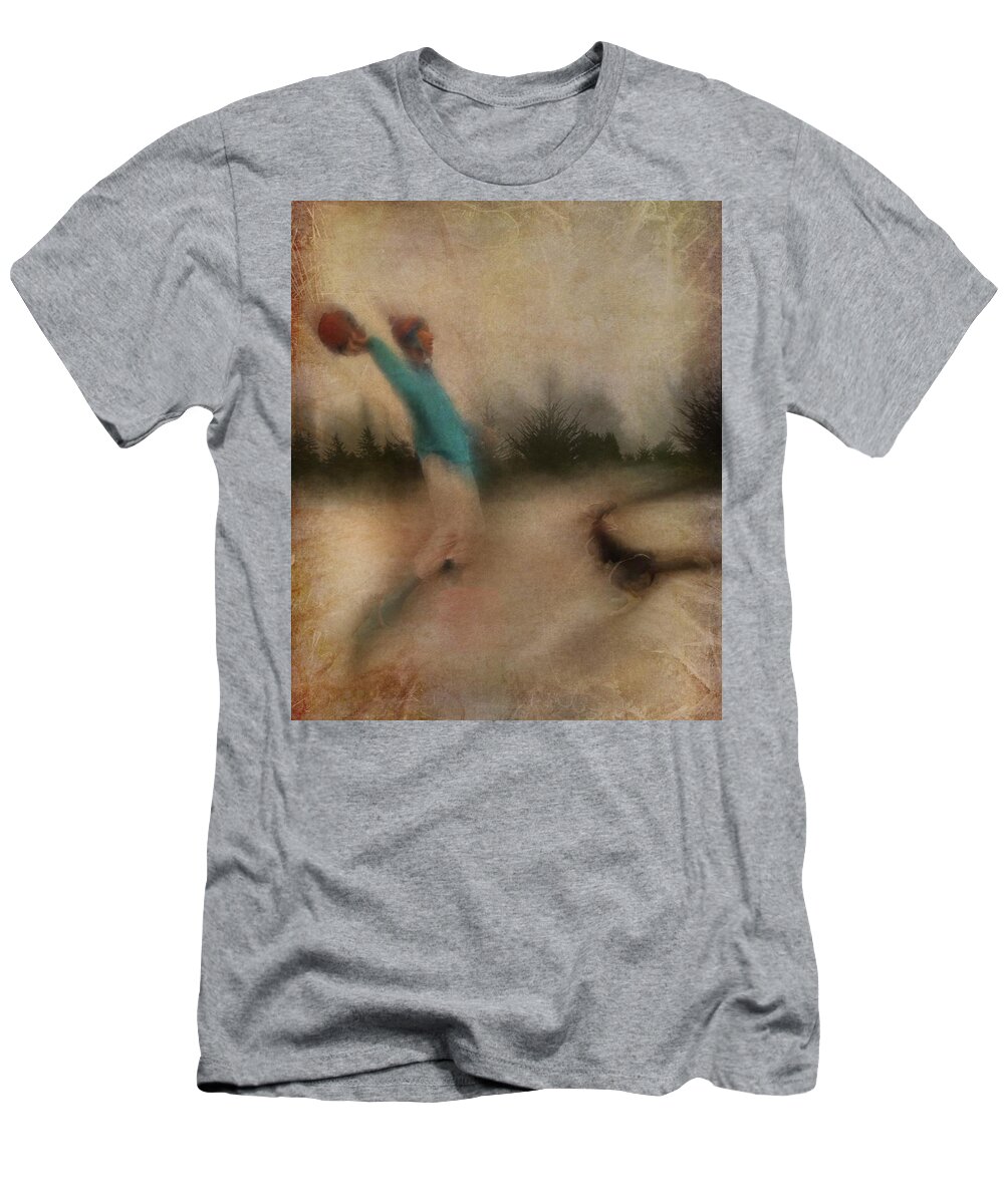Portrait T-Shirt featuring the photograph Sky sweepers by Suzy Norris