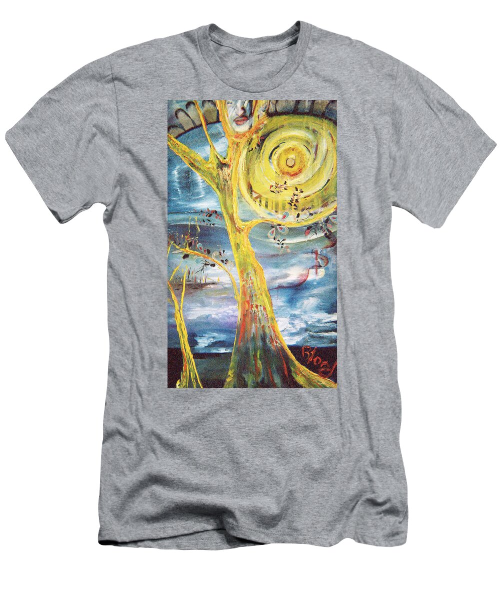 Impressionism T-Shirt featuring the painting Spring Glory by Peggy Blood