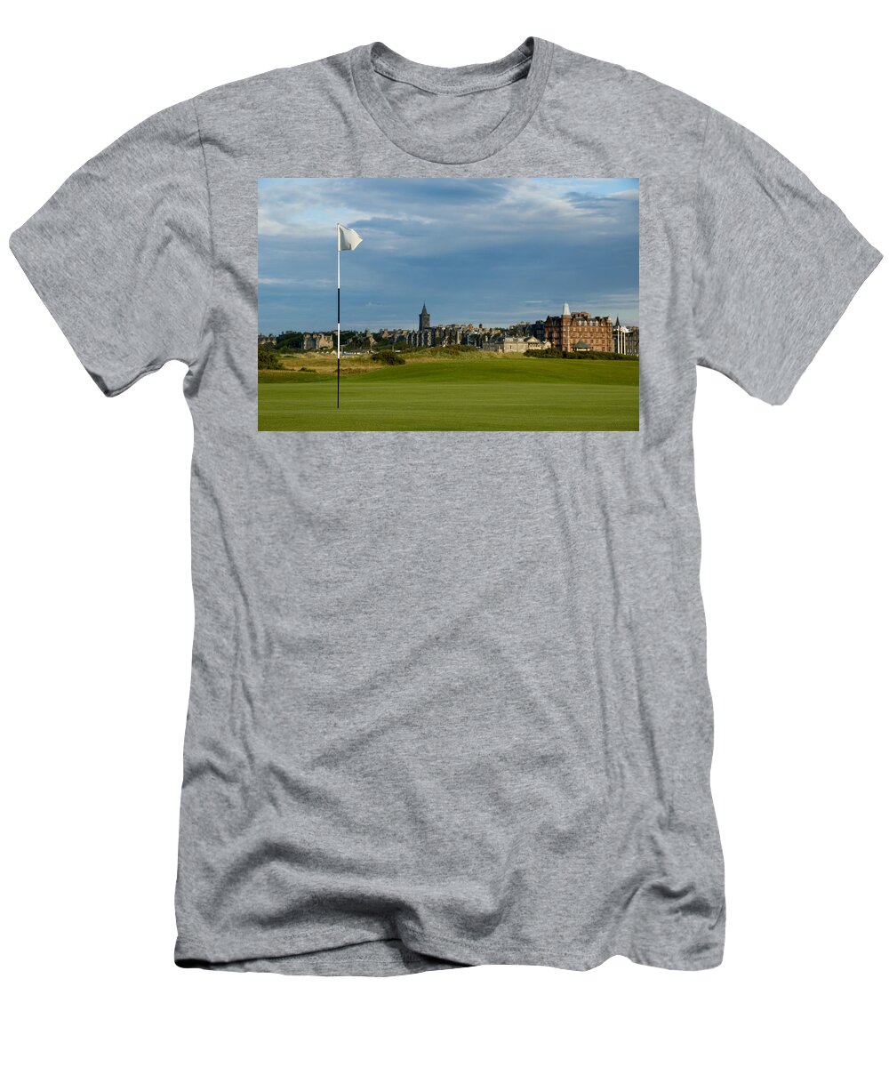 St. Andrews T-Shirt featuring the photograph St Andrews Golf by Jeremy Voisey