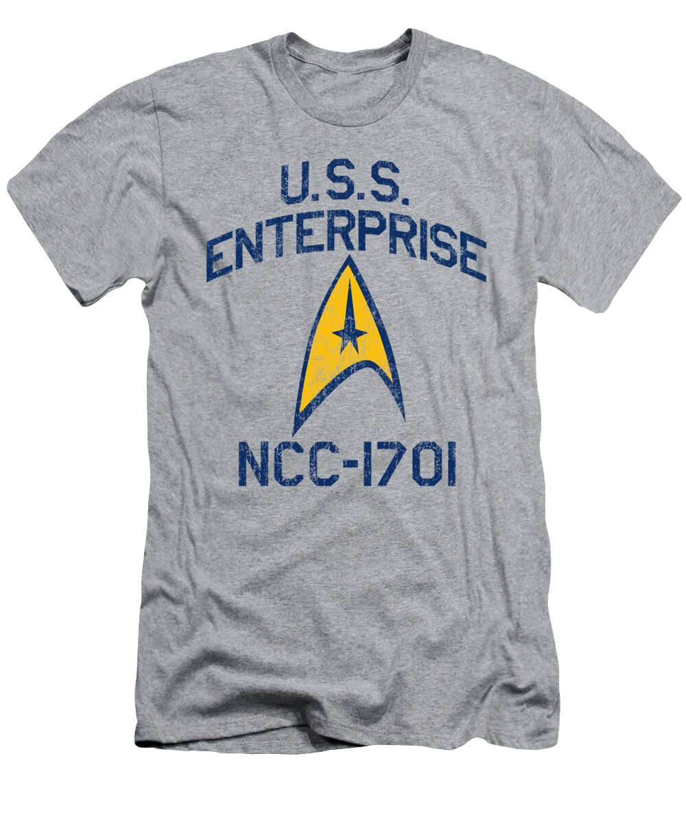  T-Shirt featuring the digital art Star Trek - Collegiate Arch by Brand A
