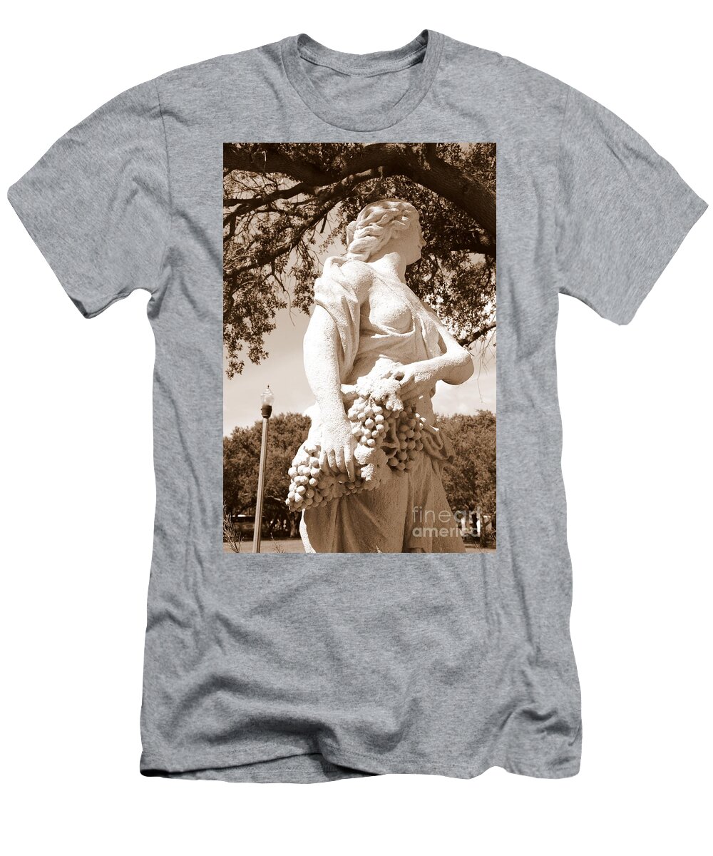 St Petersburg Park T-Shirt featuring the photograph Statue in St Petersburg by Carol Groenen