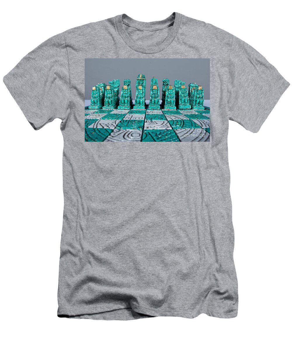Action T-Shirt featuring the photograph Stoned on Chess by Alan Look