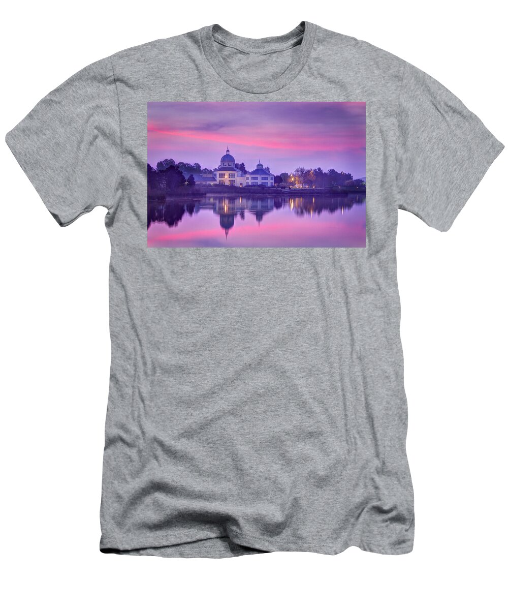City T-Shirt featuring the photograph Suisun Town Hall by Bruce Bottomley
