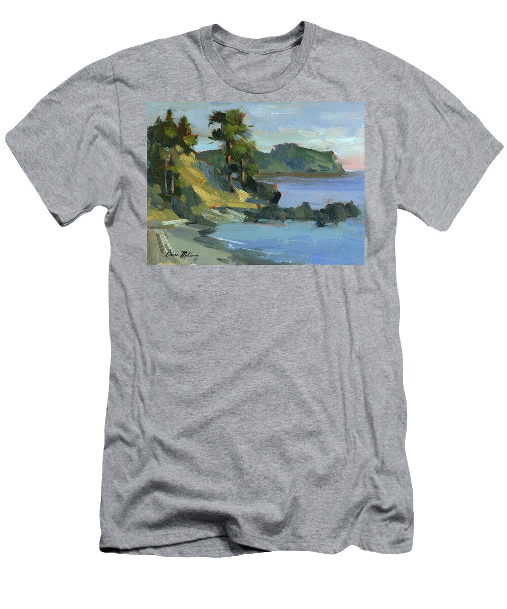 Summer T-Shirt featuring the painting Summer at Lopez Island by Diane McClary
