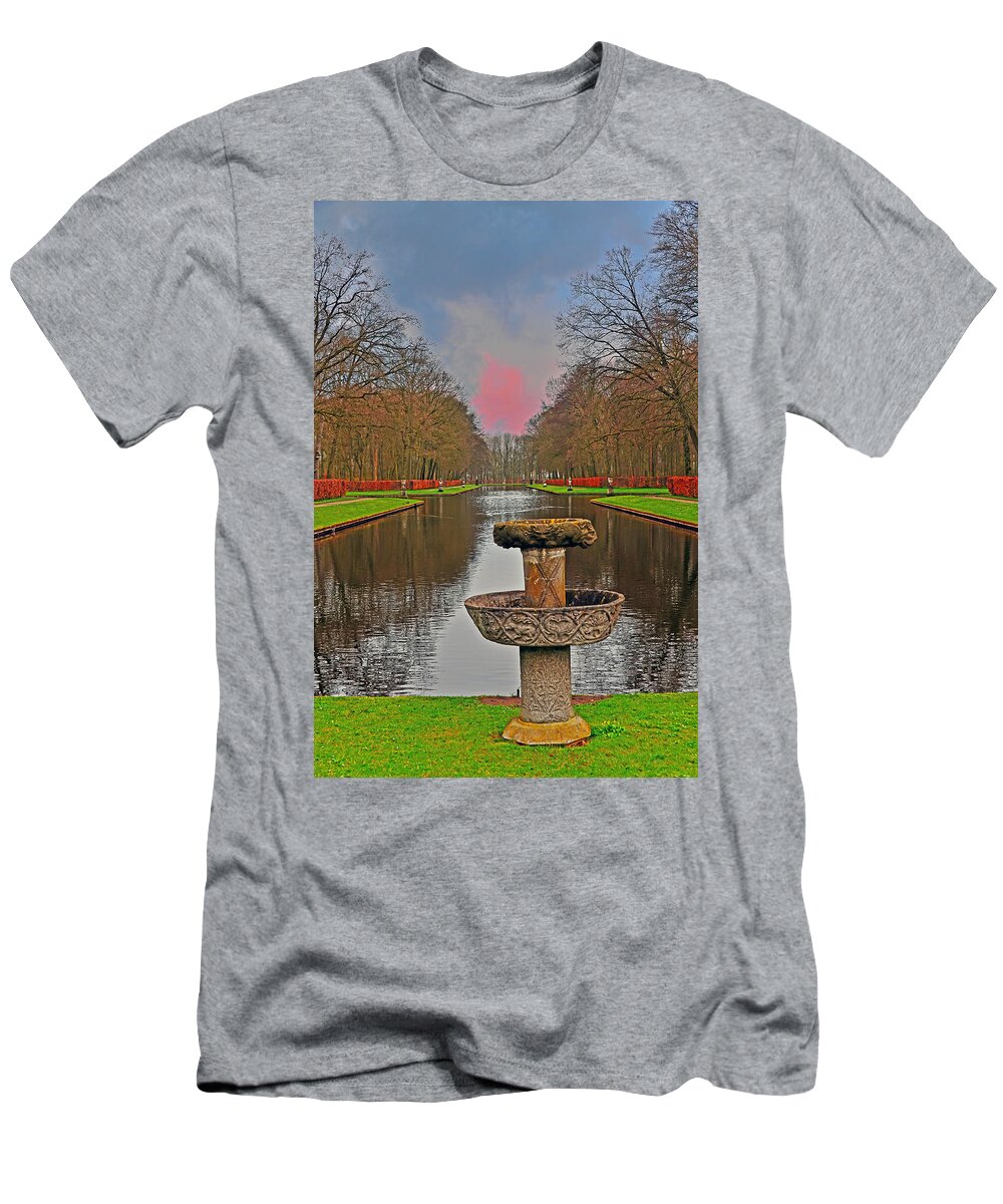 Travel T-Shirt featuring the photograph Sunset Over the Garden by Elvis Vaughn