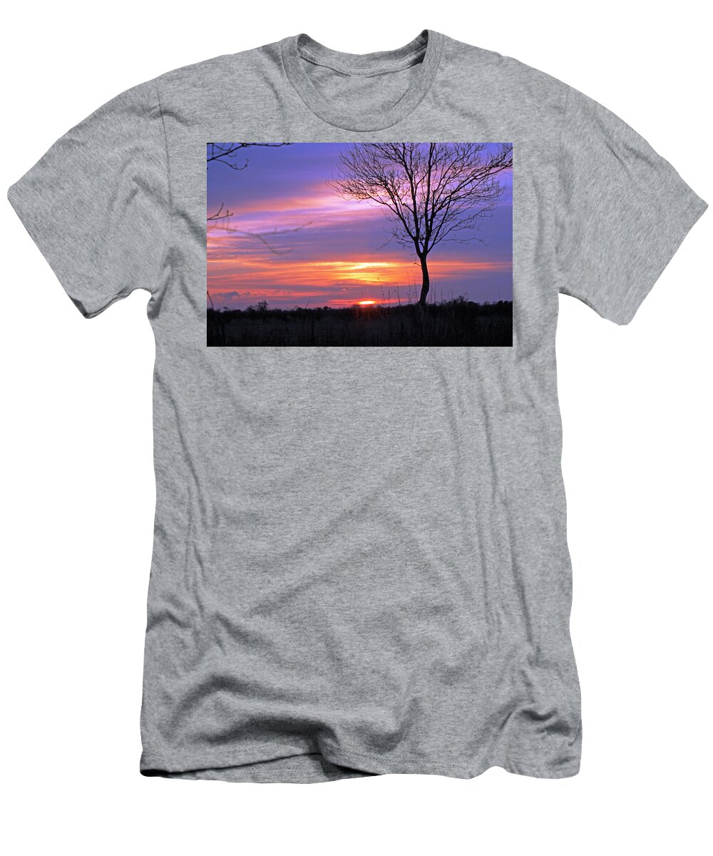 Sunset T-Shirt featuring the photograph Sunset by Tony Murtagh