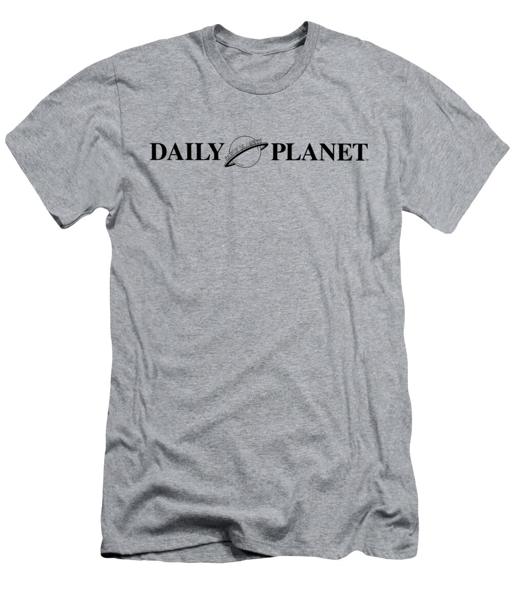  T-Shirt featuring the digital art Superman - Daily Planet Logo by Brand A