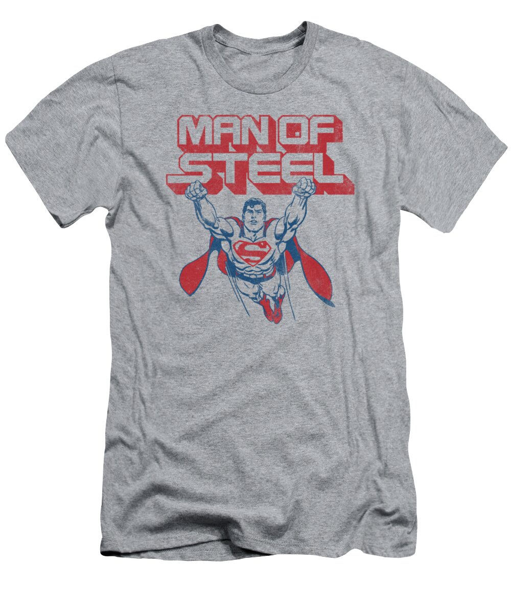disk sejr Parlament Superman - Steel Retro T-Shirt by Brand A - Pixels
