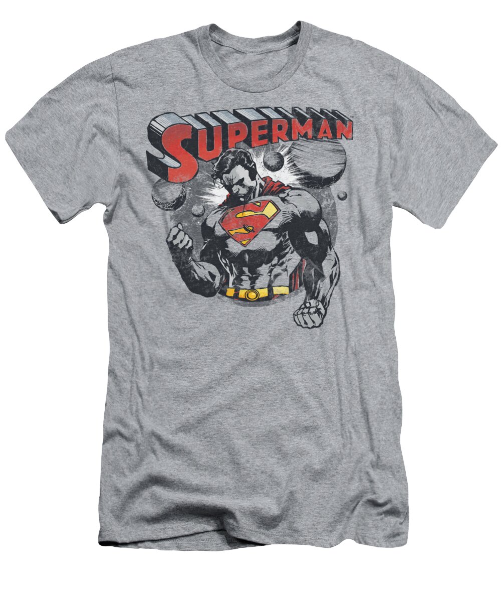 Superman T-Shirt featuring the digital art Superman - Super Ko by Brand A