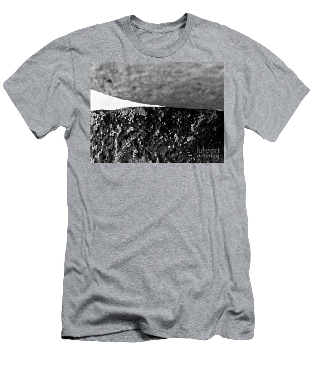 Black And White T-Shirt featuring the photograph Surface 7 by Fei A
