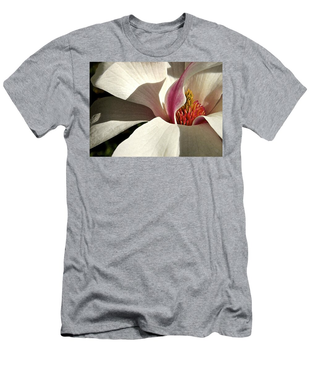 Magnolia T-Shirt featuring the digital art Sweet Magnolia by Gary Olsen-Hasek