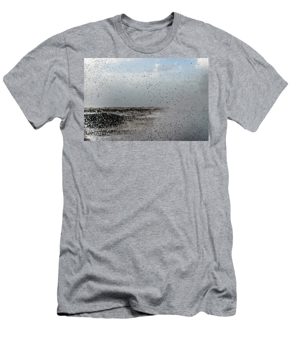Seascape Coastal Storm T-Shirt featuring the photograph Taste of the Sea by Michael Goyberg