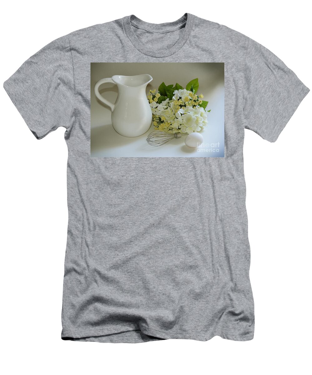 Still Life T-Shirt featuring the photograph The Egg by Kathy Baccari