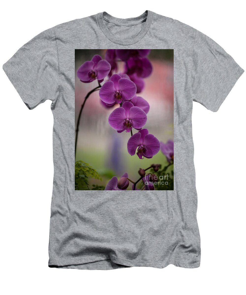 Orchid T-Shirt featuring the photograph The Waiting by Mike Reid