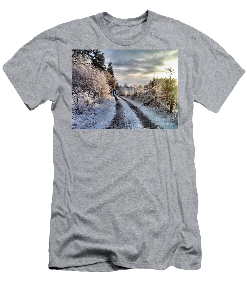 Landscape T-Shirt featuring the photograph The Way Home by Rory Siegel