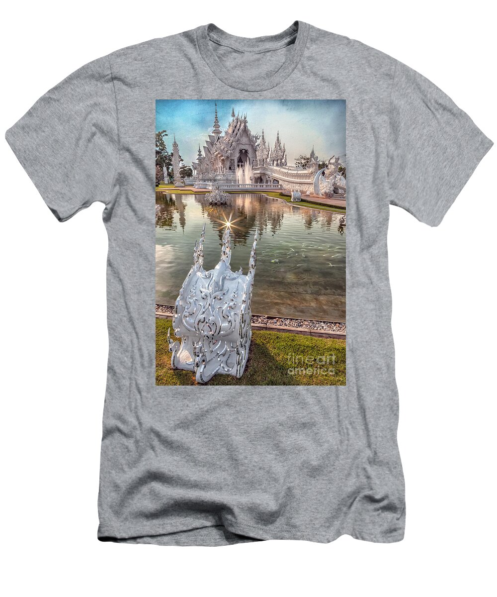 White Temple T-Shirt featuring the photograph The White Temple by Adrian Evans