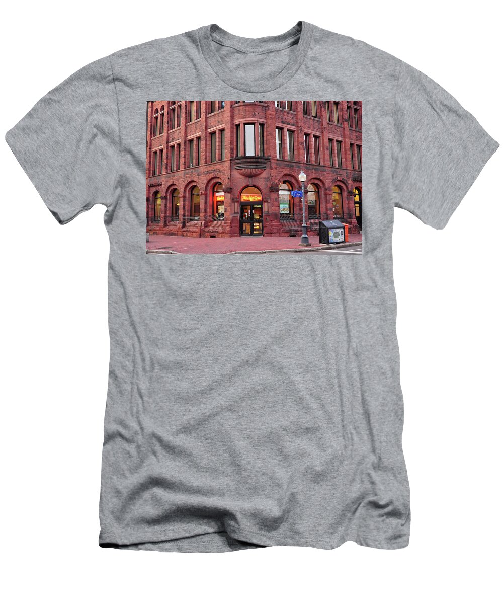 Coffee T-Shirt featuring the photograph Tim Hortons Coffee Shop by Glenn Gordon