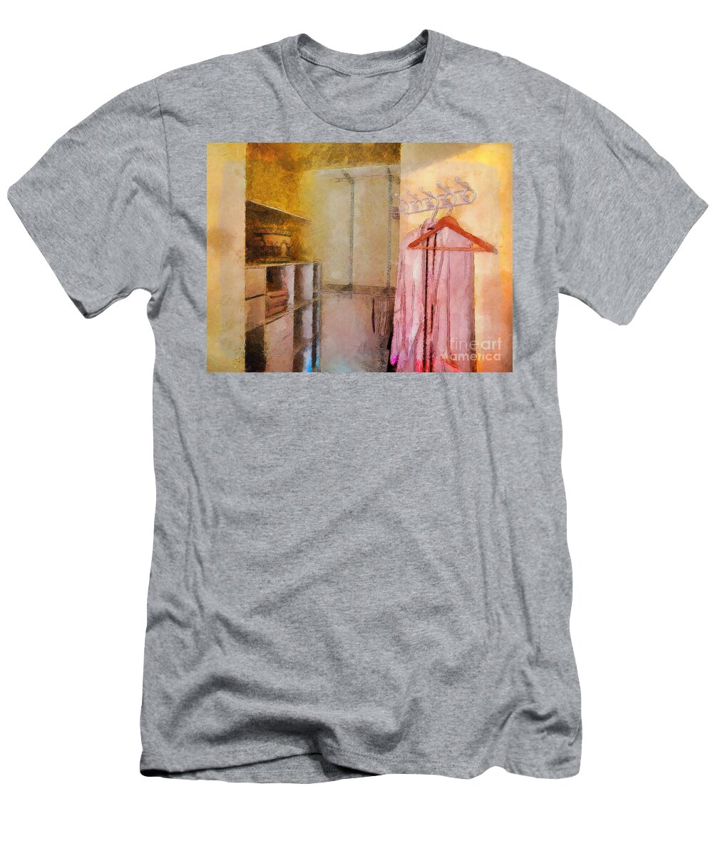 Relaxation T-Shirt featuring the painting Time For Myself by Claire Bull