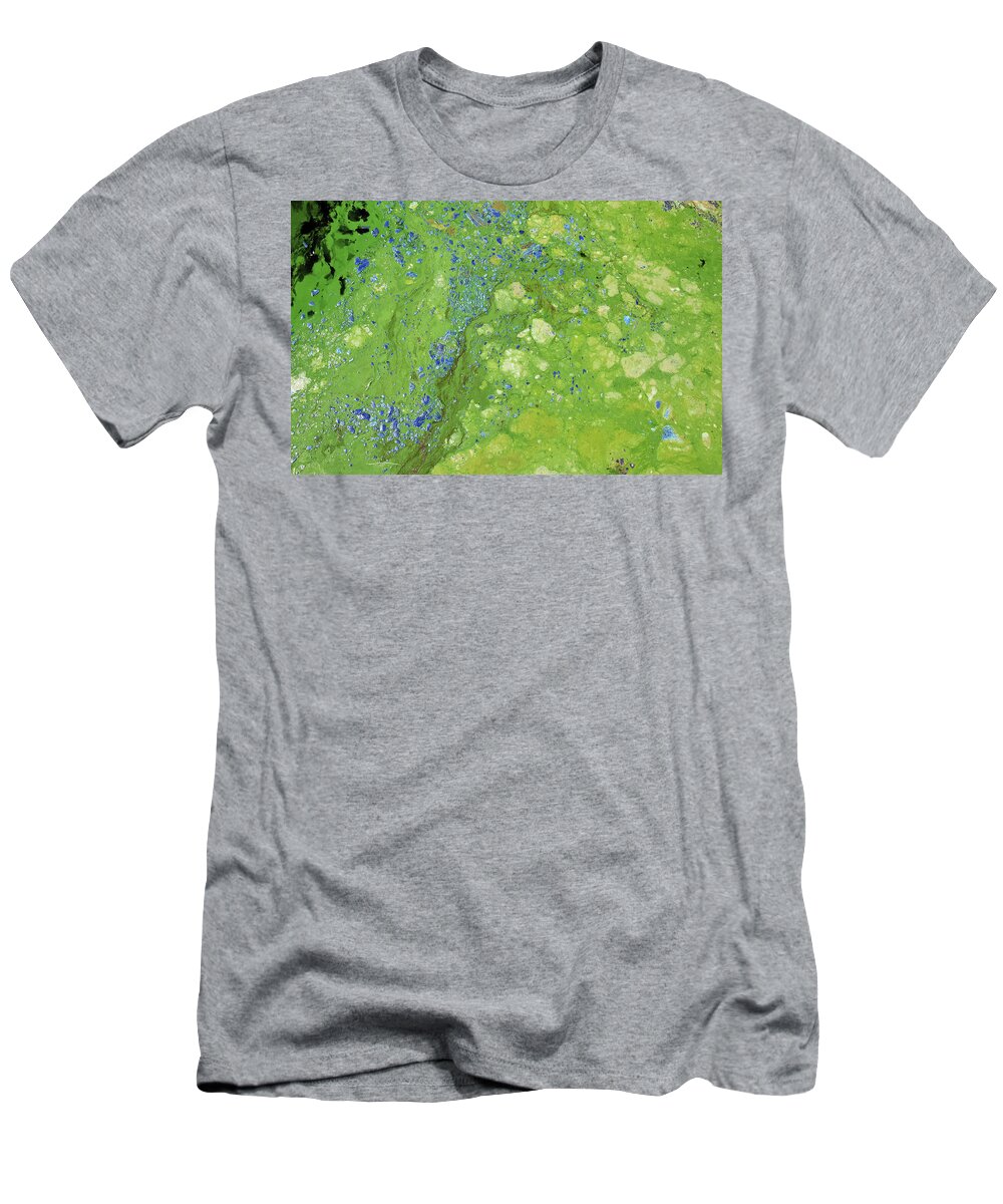 Algal Bloom T-Shirt featuring the photograph Toxic Cyanobacteria In Lake Okeechobee by Mary Beth Angelo