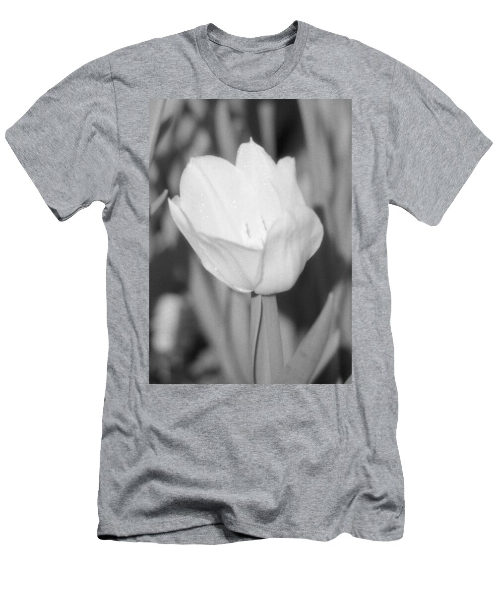 Tulip T-Shirt featuring the photograph Tulips - Infrared 15 by Pamela Critchlow