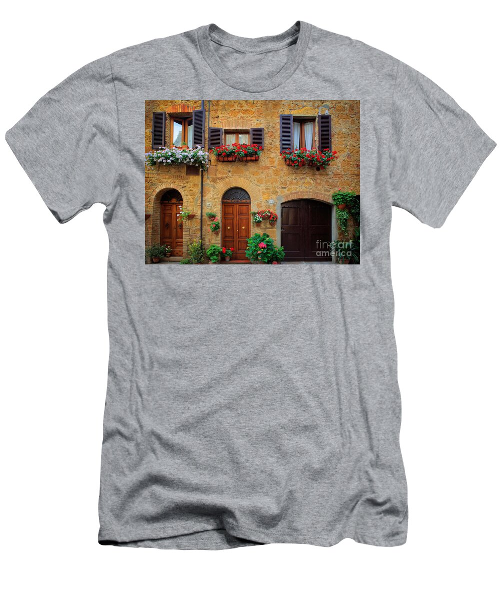 Europe T-Shirt featuring the photograph Tuscan Homes by Inge Johnsson