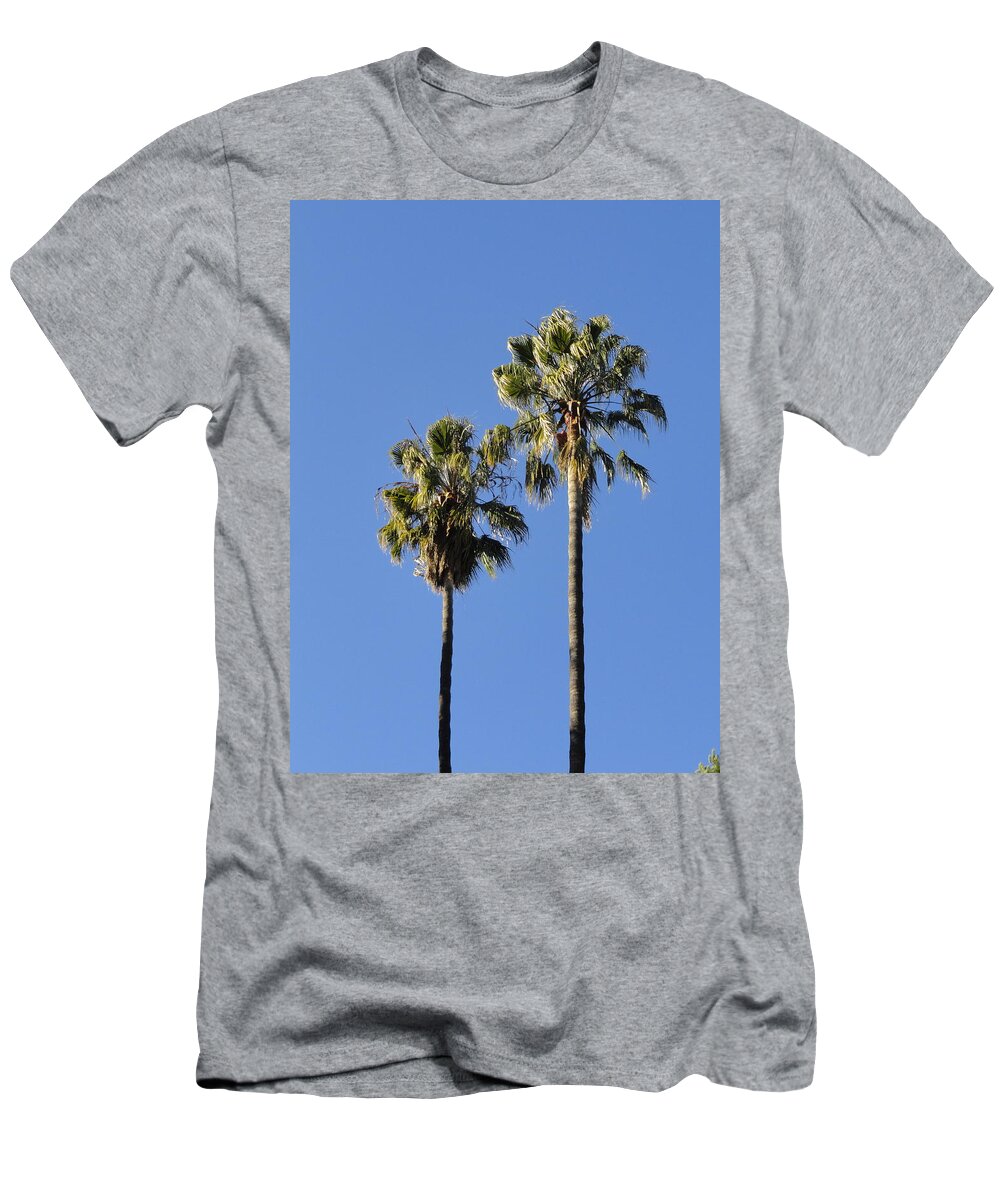 Palm Tree T-Shirt featuring the photograph Twin Palms by Shannon Grissom