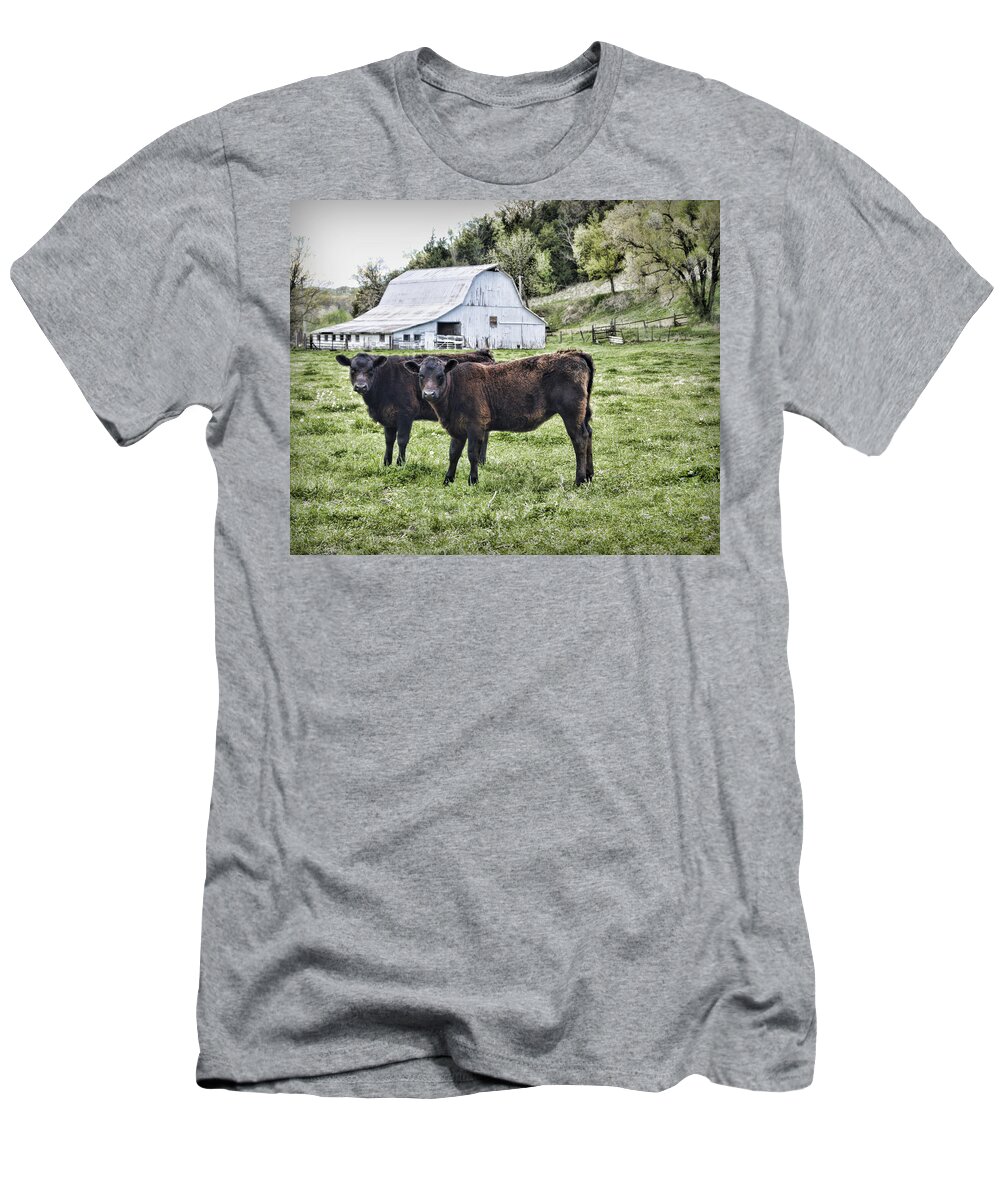 Cow T-Shirt featuring the photograph Two of a Kind by Cricket Hackmann