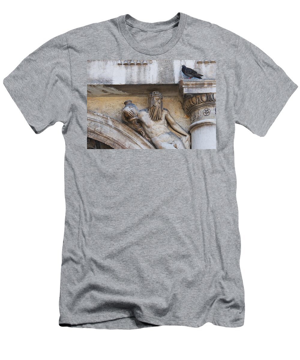 Venice T-Shirt featuring the photograph Under the Bridge by David Resnikoff