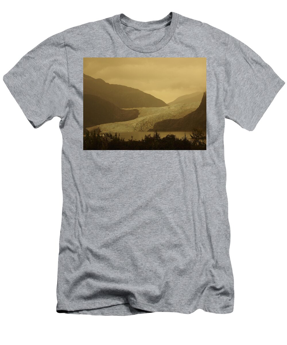Glaciers T-Shirt featuring the photograph Vintage Glacier by Mark Ball